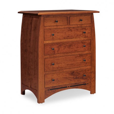 Aspen 6-Drawer Chest with Inlay