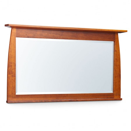 Aspen Bureau Mirror with Inlay, Medium