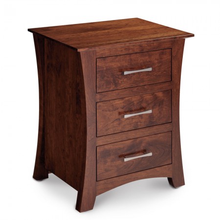 Loft 3-Drawer Nightstand