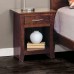 Garrett Nightstand with Opening on Bottom