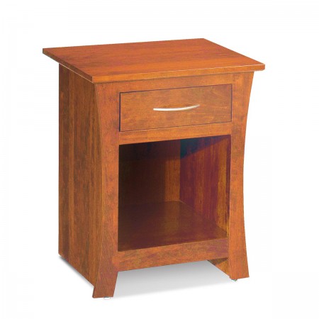 Garrett Nightstand with Opening on Bottom