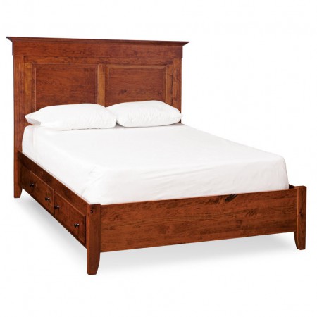 Shenandoah Deluxe Bed with Under-Bed Storage - Queen