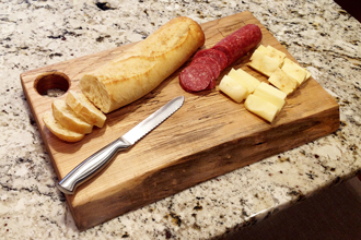 LIVE EDGE CUTTING BOARD, SP MAPLE